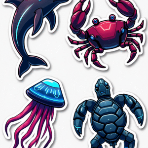 Sea Life  - Sticker Sheet v4